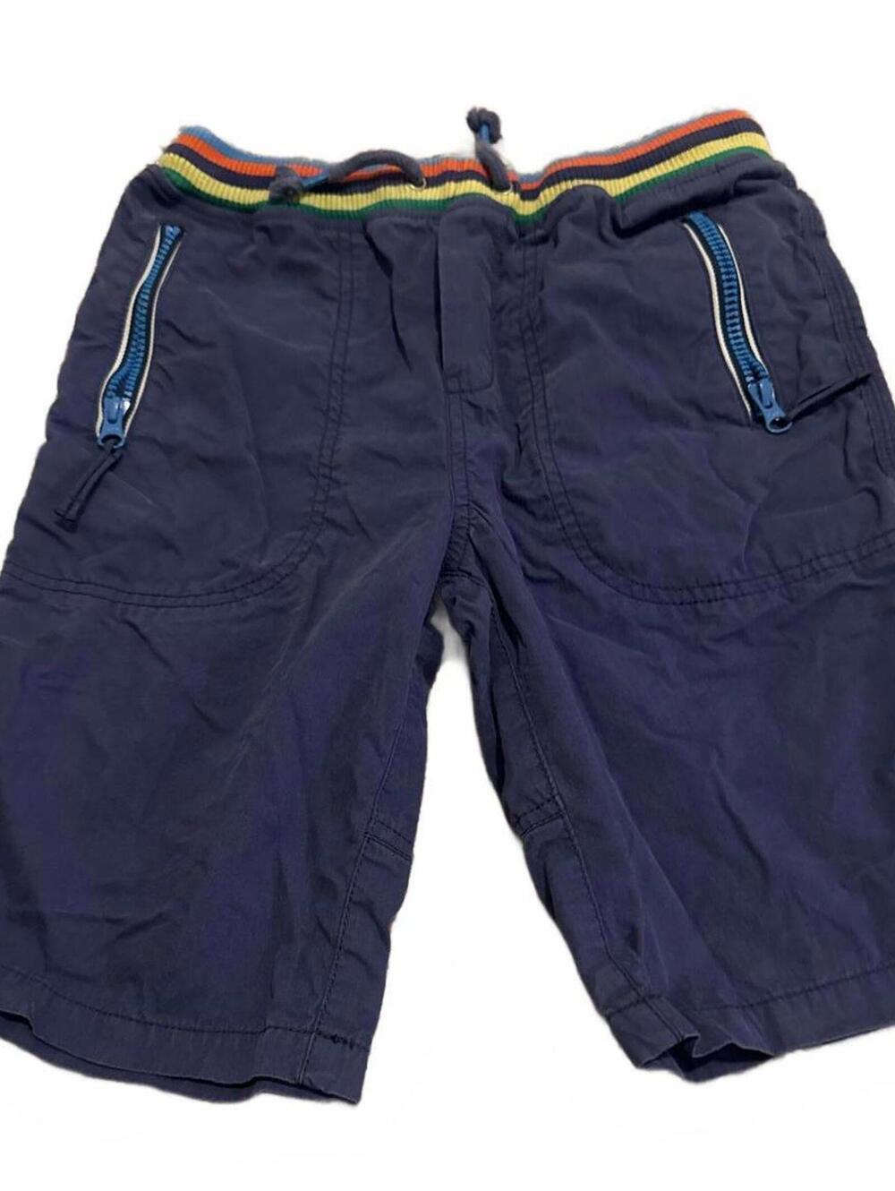 Mini Boden Kids Shorts 12Y Navy Blue Casual
